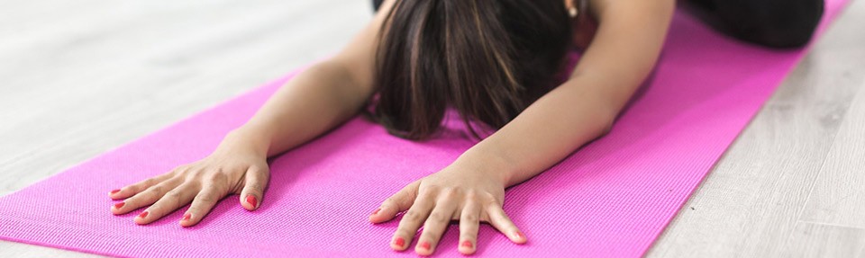 Image of woman doing yoga